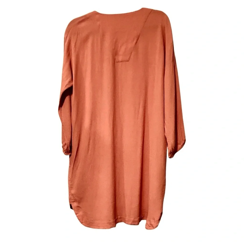 Madewell Du Jour Tunic Shirt Dress – Rosewood Pink | Size M - Picture 3 of 6